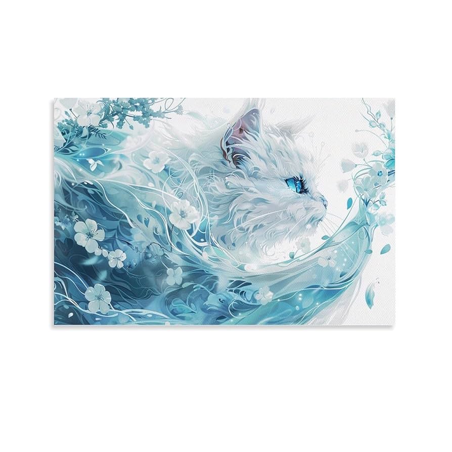 原画 アート 絵画 美術品 猫 神秘的 インテリア 壁飾り ダークファンタジー 原画 アート 絵画 美術品 猫 神秘的 インテリア 壁飾り ダーク